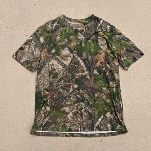 Realtree Green and Brown Camouflage Short Sleeve Tee